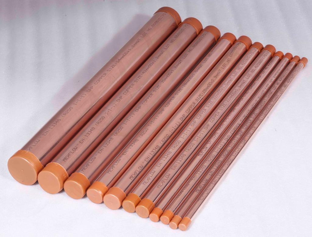 MEXFLOW DEGREASED COPPER TUBES & FITTINGS FOR MEDICAL GAS PIPELINE INSTALLATION 